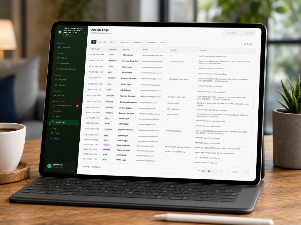 Immutable Activity Logs & Forensic Audit Trail