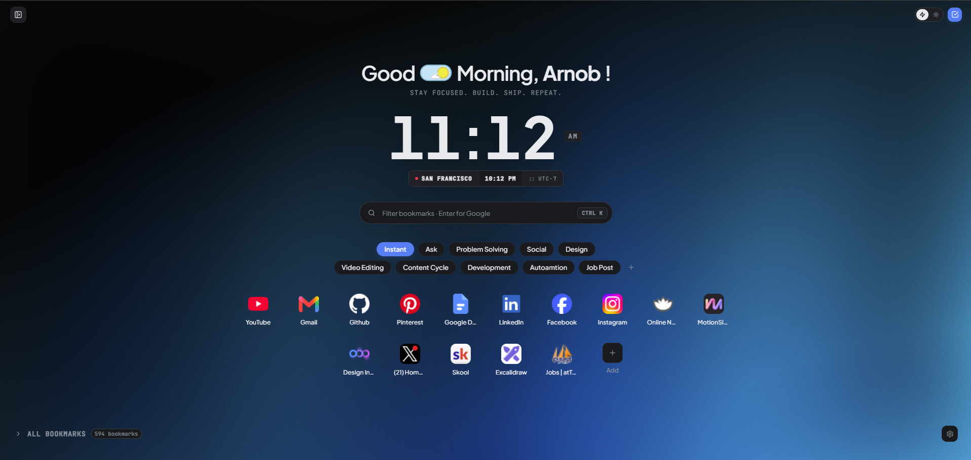 Minimalist Clean Mode